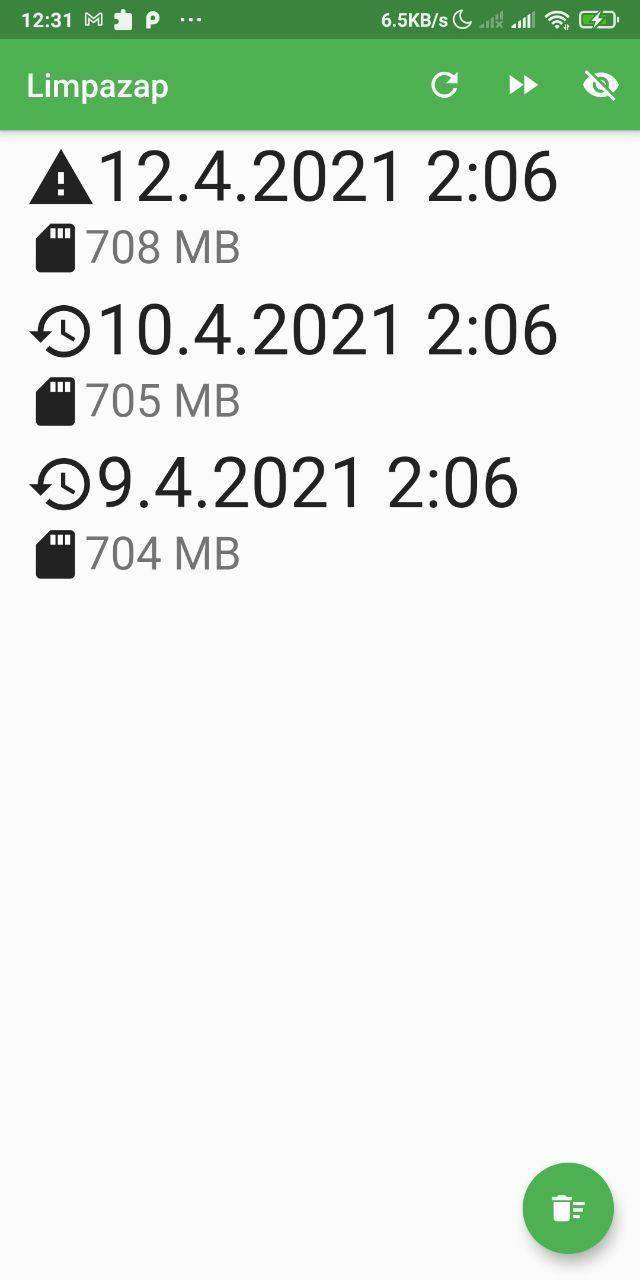 Limpazap screenshot
