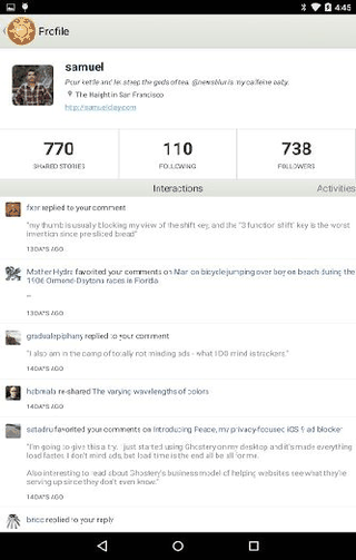 NewsBlur screenshot