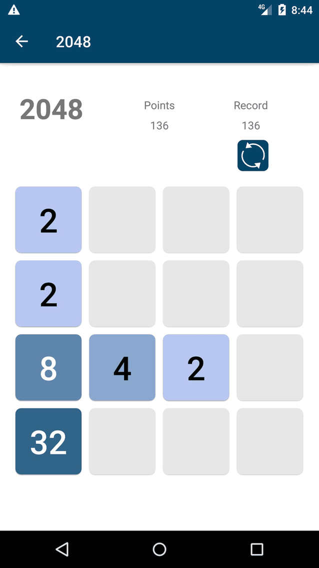 2048 screenshot