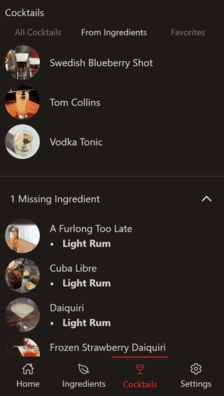 Drinkable screenshot