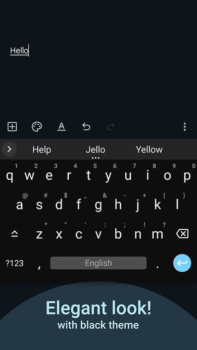 HeliBoard screenshot
