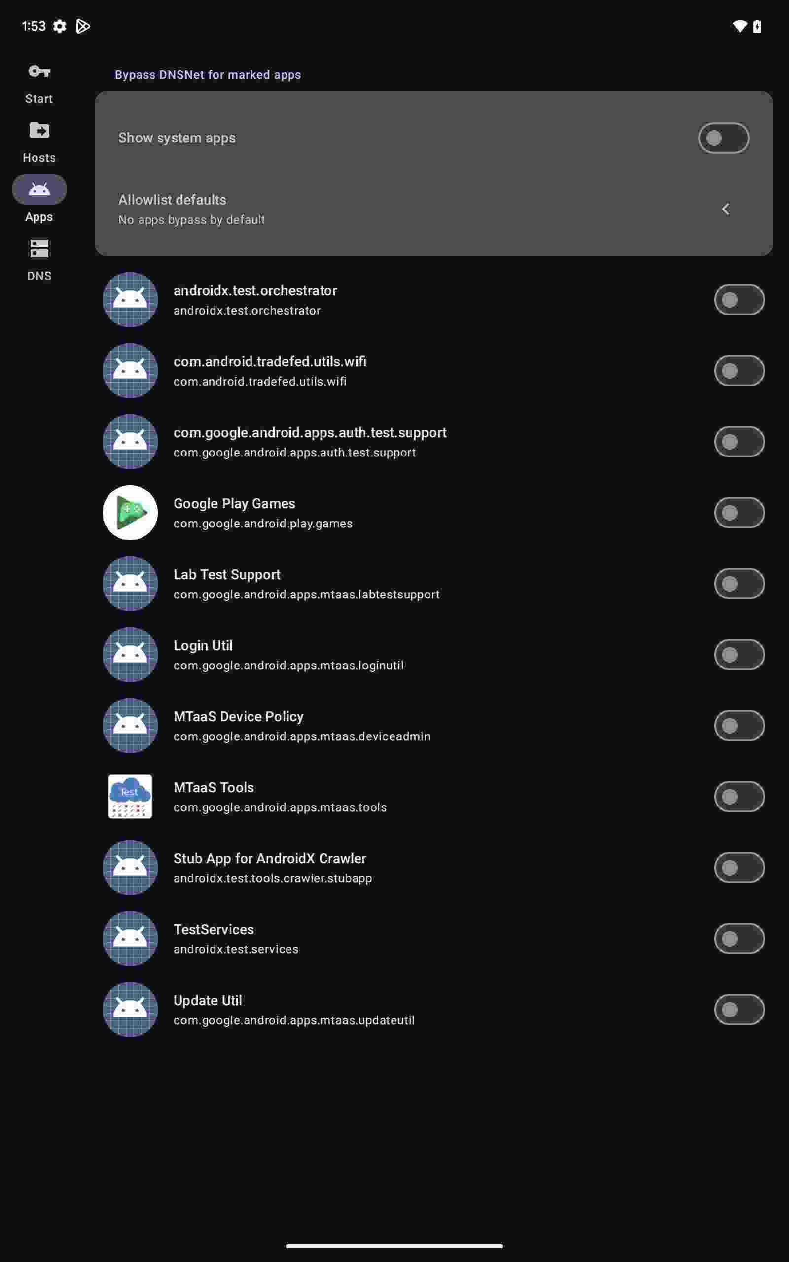 DNSNet screenshot