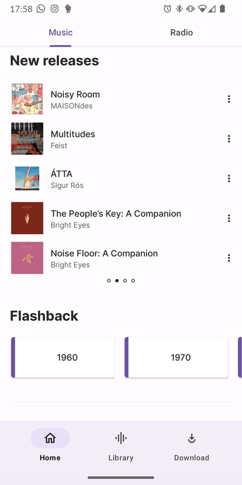 Tempo screenshot