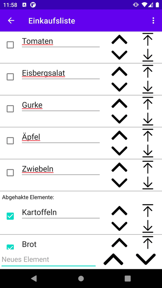 OpenSyncedLists screenshot