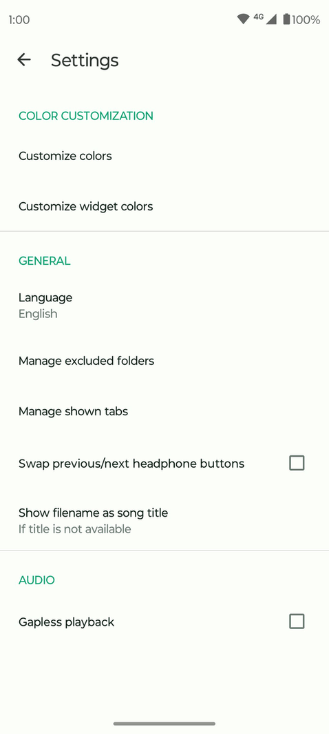 Fossify Music Player screenshot