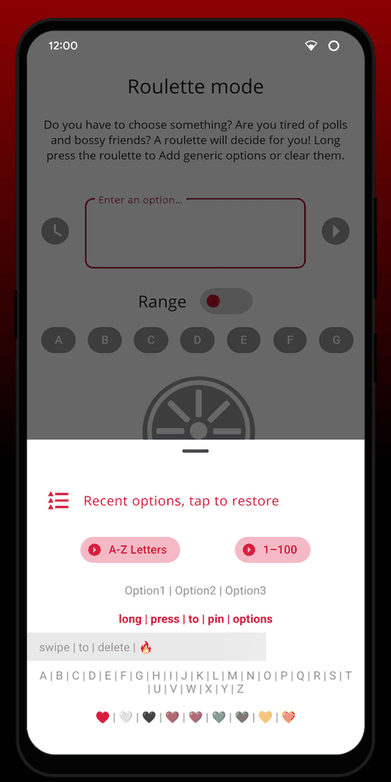 Randomix screenshot