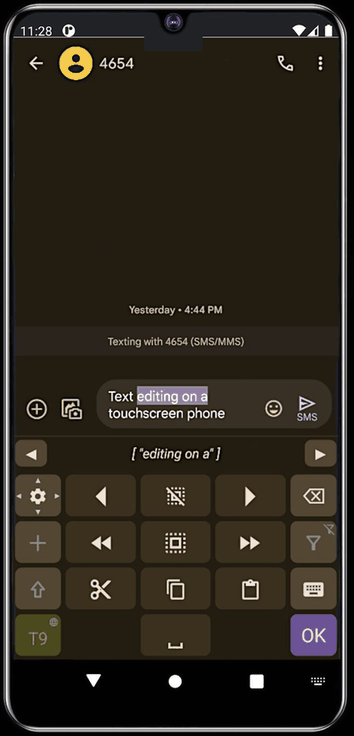 Traditional T9 screenshot