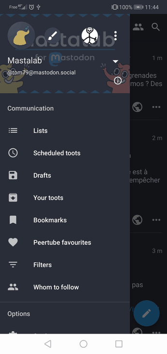 Fedilab screenshot
