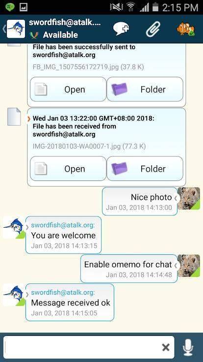 aTalk screenshot
