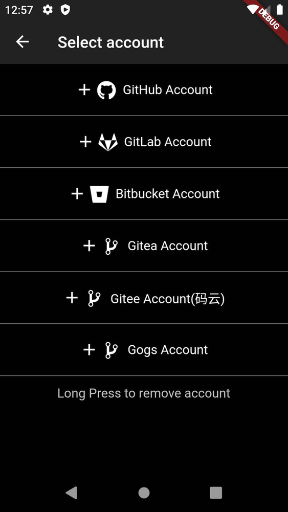 GitTouch screenshot