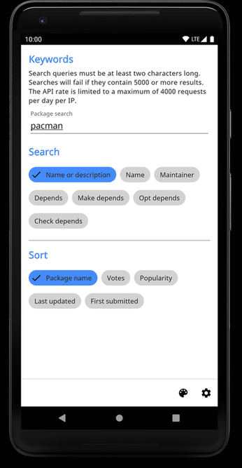 AURdroid screenshot