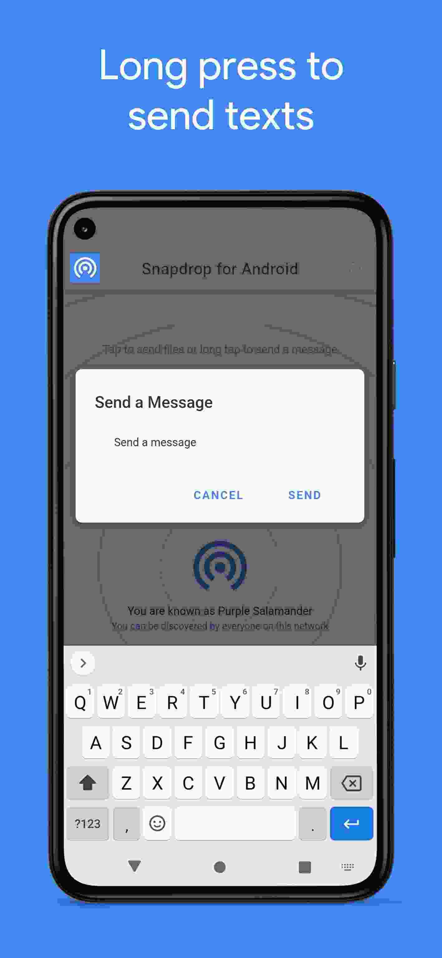 Snapdrop screenshot