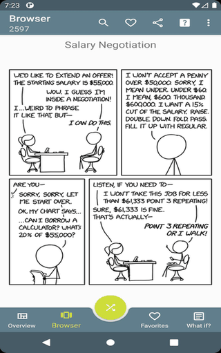 Easy Xkcd screenshot