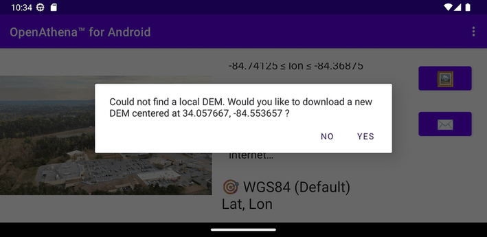 OpenAthena for Android screenshot