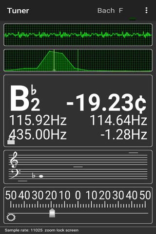 Tuner screenshot