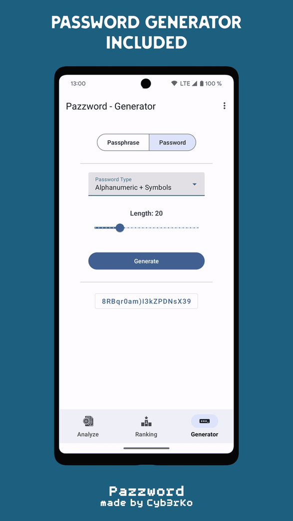 Pazzword screenshot