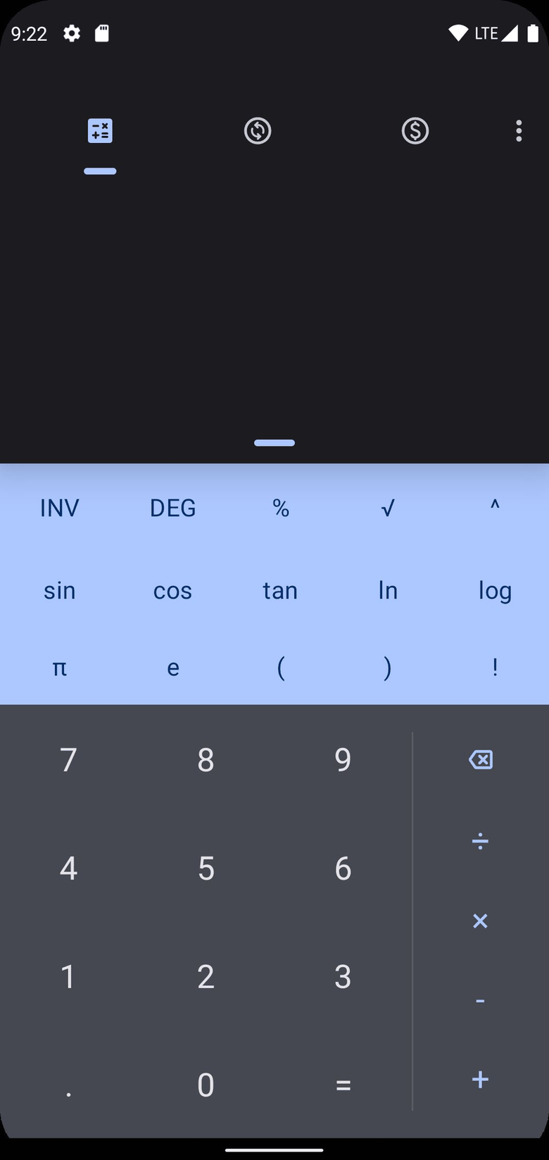 Calculator-inator screenshot