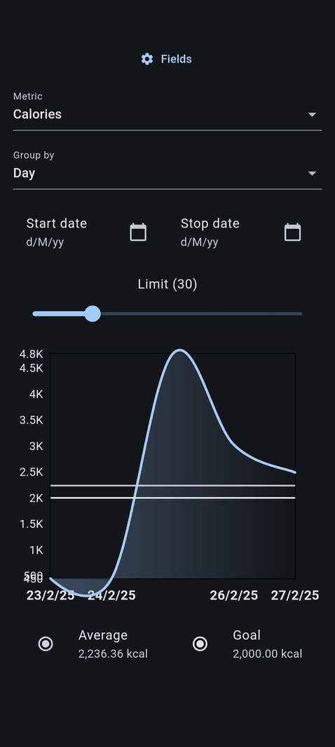 FitBook screenshot