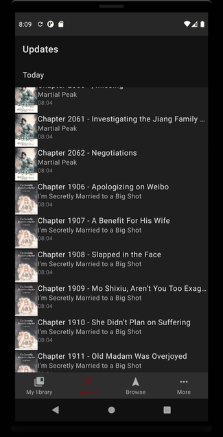 Shosetsu screenshot