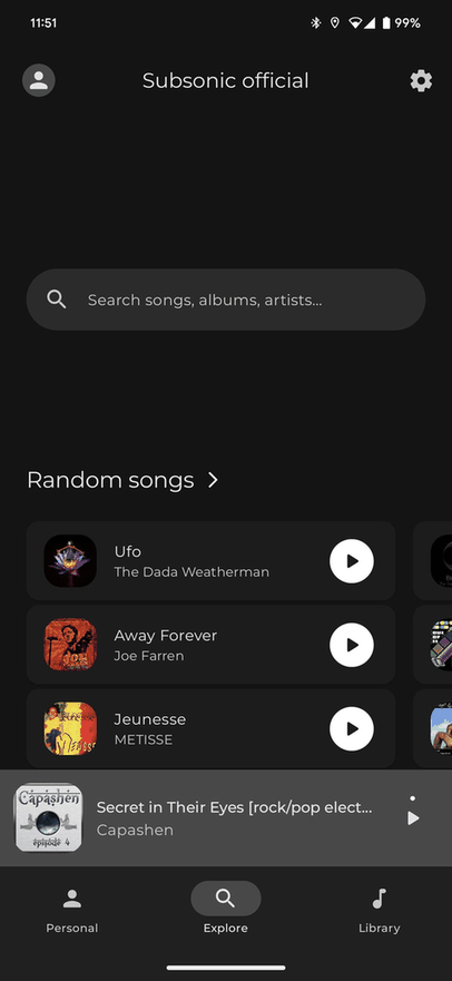 Youamp screenshot