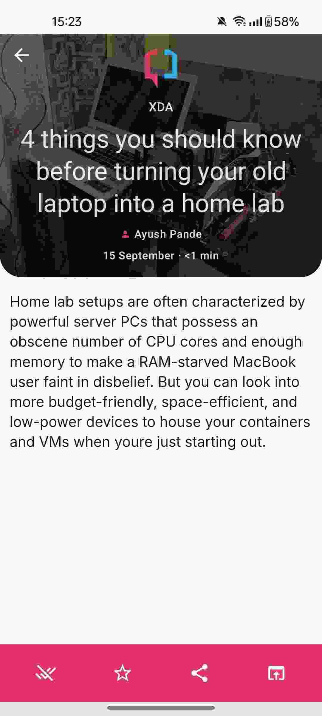 Readrops screenshot