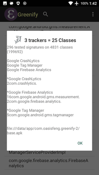 ClassyShark3xodus screenshot