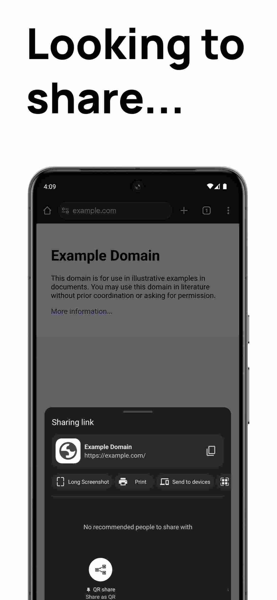 QRshare screenshot