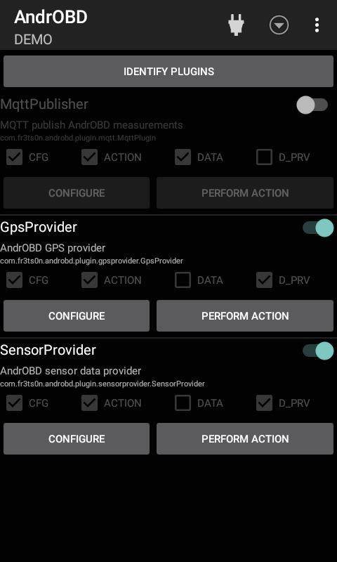 AndrOBD GpsProvider screenshot