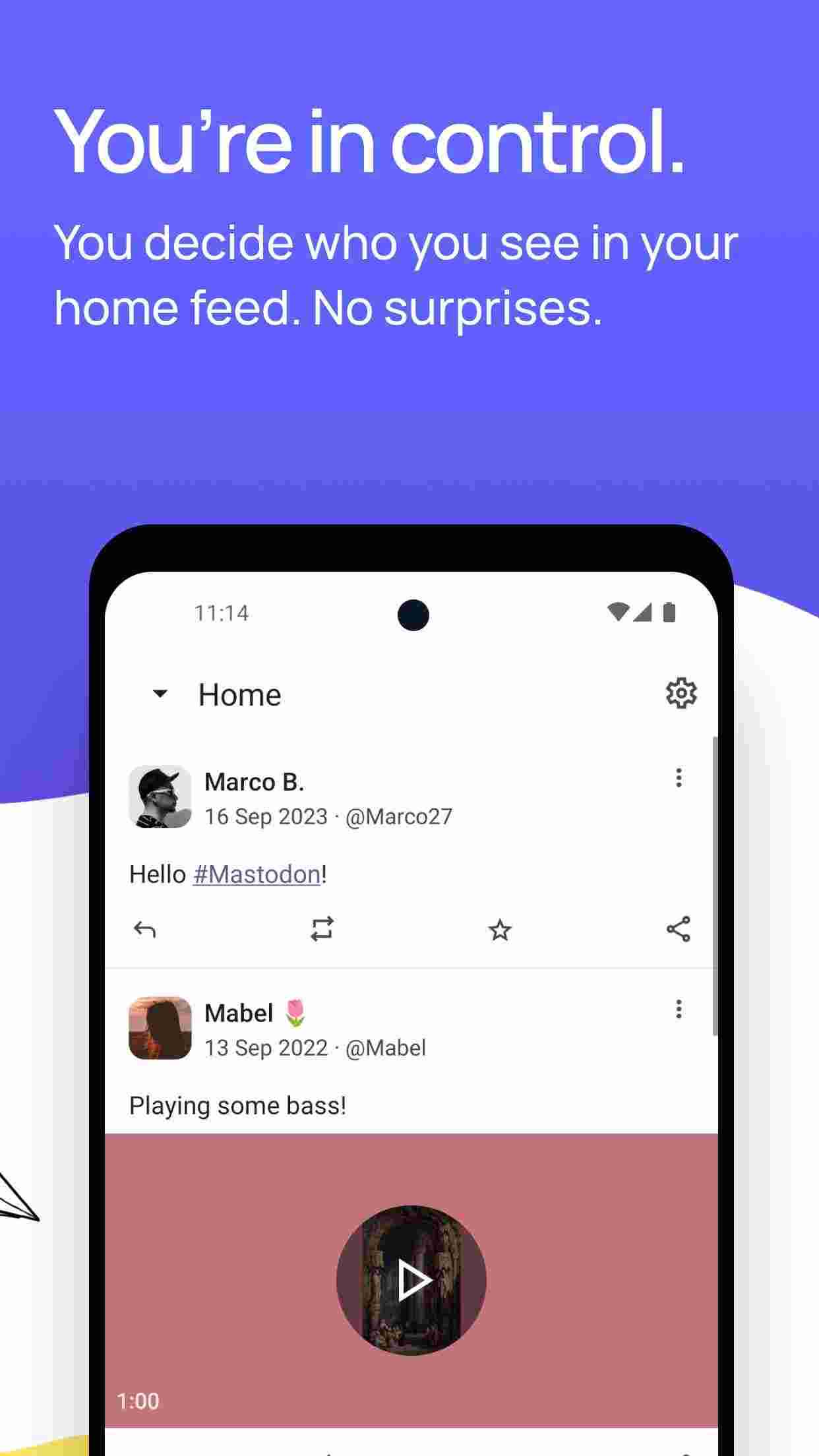 Mastodon screenshot