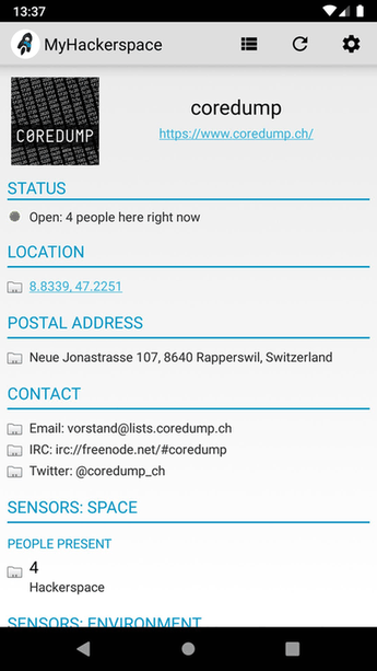 MyHackerspace (New) screenshot