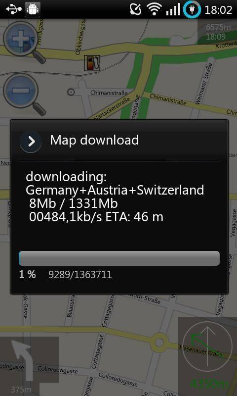 Navit screenshot