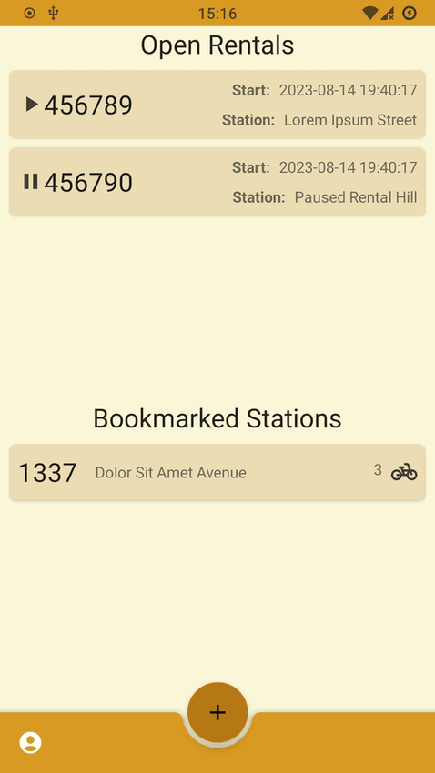OpenBike screenshot