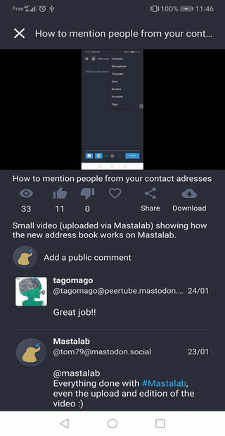 Fedilab screenshot