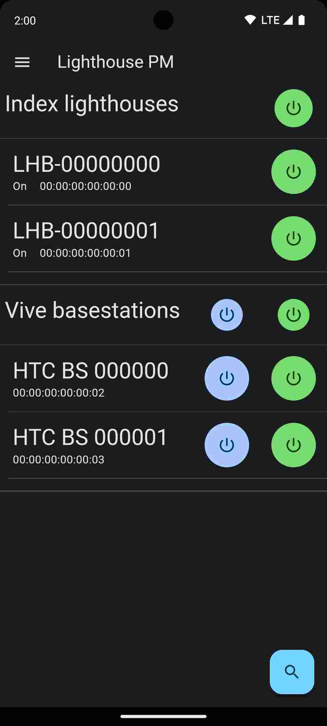 Lighthouse Power Management screenshot