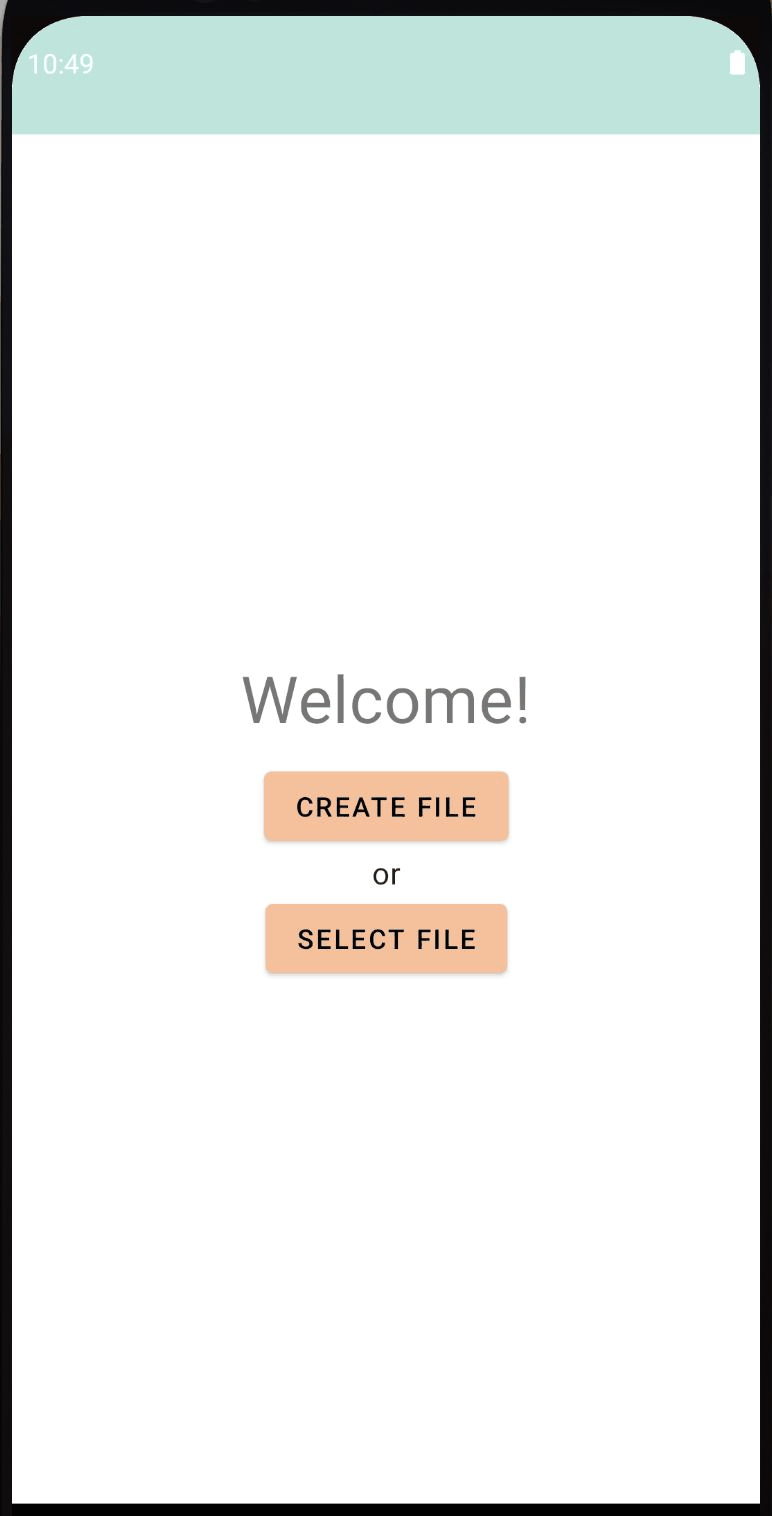 DailyLog screenshot