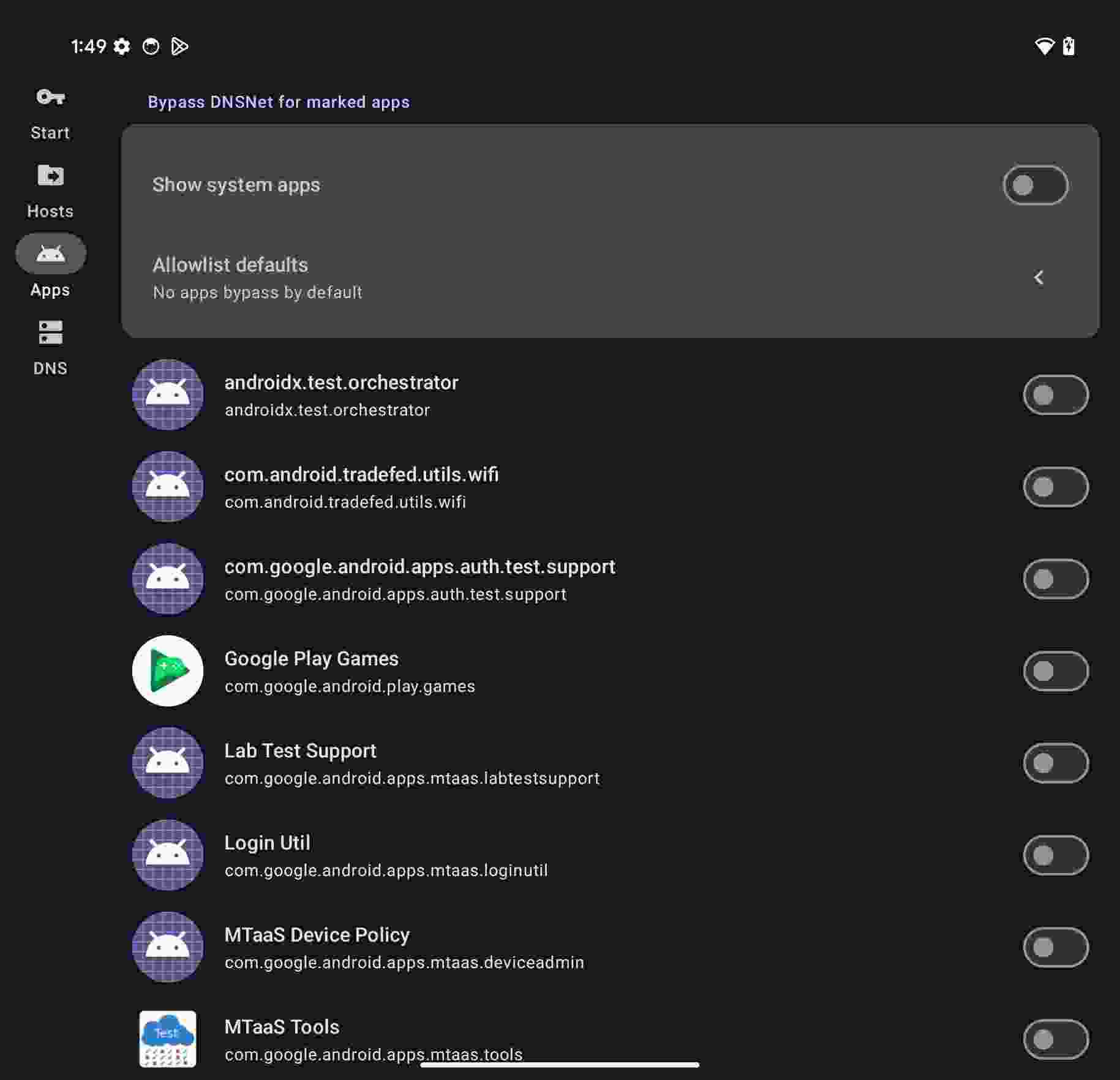 DNSNet screenshot