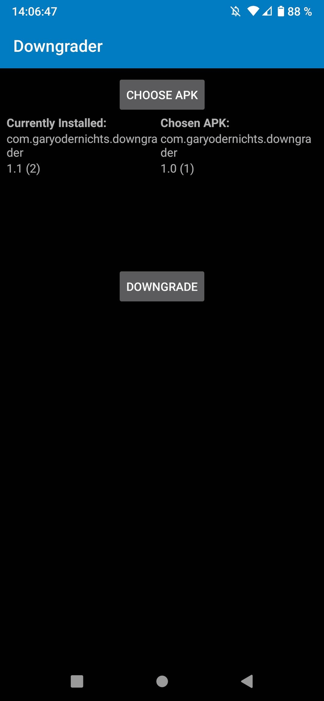 SimpleAppDowngrader [ROOT] screenshot