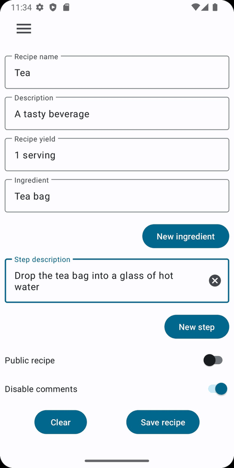 Mealient screenshot
