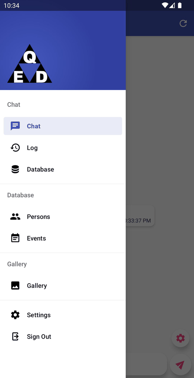 QED screenshot