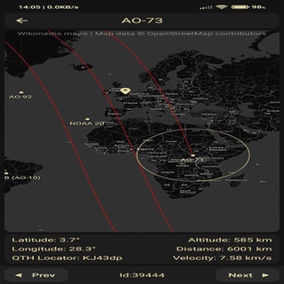 Look4Sat: Satellite tracker screenshot