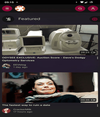 Odysee screenshot