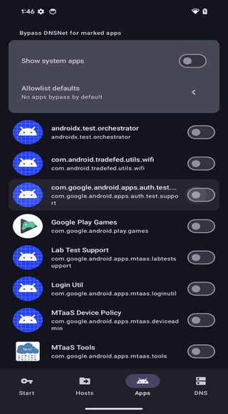 DNSNet screenshot