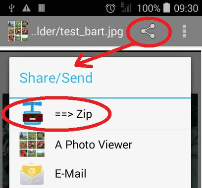 ToGoZip screenshot