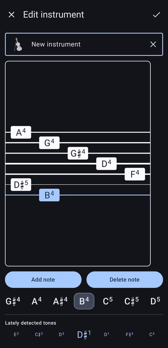 Tuner screenshot