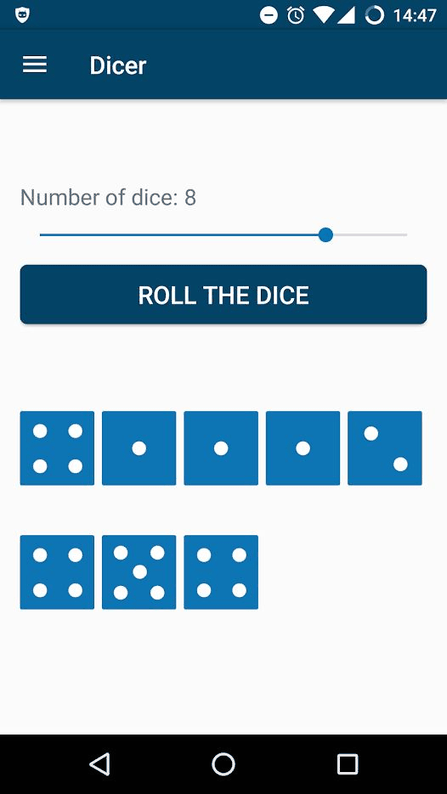 Dicer screenshot
