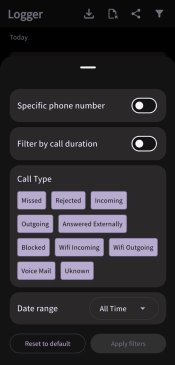 Logger screenshot