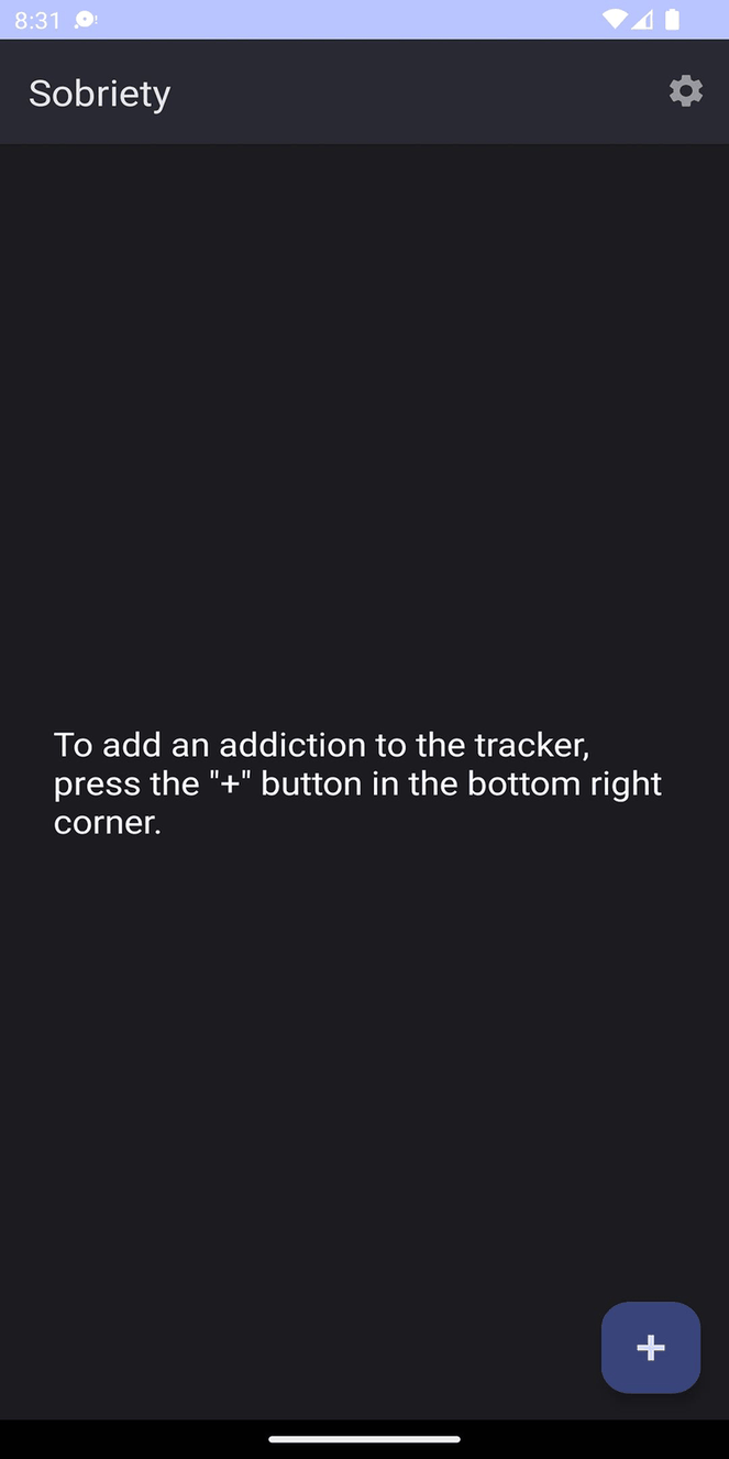 Sobriety screenshot