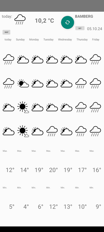 bicyweather screenshot