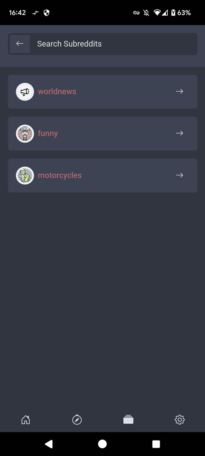 Geddit screenshot