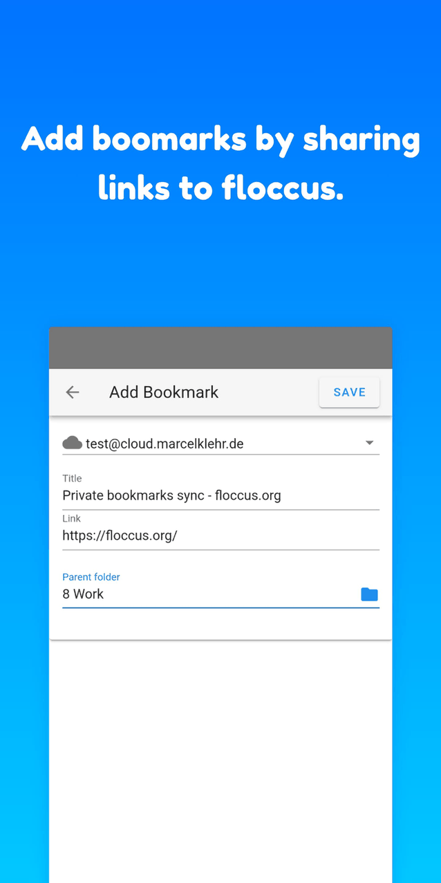 floccus bookmark sync screenshot